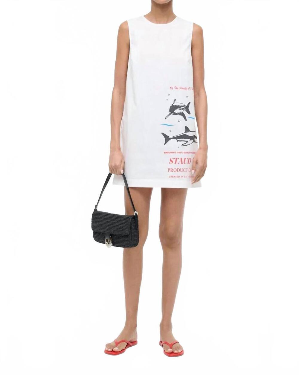 NEW STAUD brea dress in of the pacific